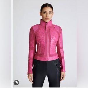 ISO 👀 Blanc Noir Moto Leather Jacket M Pink Looking desperately for it, please!